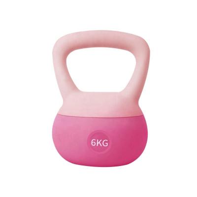 China Good price logo china pvc sand steel kettlebell custom wholesale high quality modern fitness soft kettlebell for sale