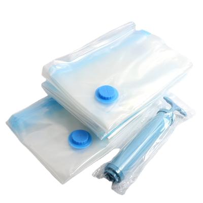 China Sustainable Plastic Compression Bag Household Reusable Dustproof Compression Sealed Storage Bag for sale