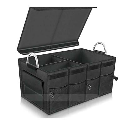 China Brief & Simple Color Car Storage Box Large Capacity Trunk Convenient Folding Multifunctional Grocery Storage Box for sale