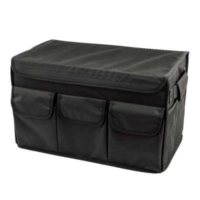 China Brief & Hot Selling Car Storage Box Oxford Convenience Sundries Single Color Matching Box for sale