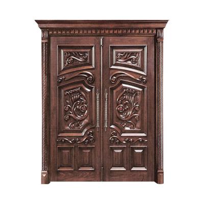 China Fire protection factory sale interior high quality solid teak wood door for room for sale