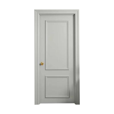 China Fire Protection Manufacturer's Paint Original Solid Wood Rubber Compound Set, Lightweight Luxury and Minimalist Bedroom Door for sale