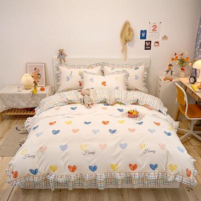 China Nondisposable Custom Comforter Cover Full Queen Bedclothes Bedding Set 4 Pieces With Fashion Bed Comforter Cover for sale