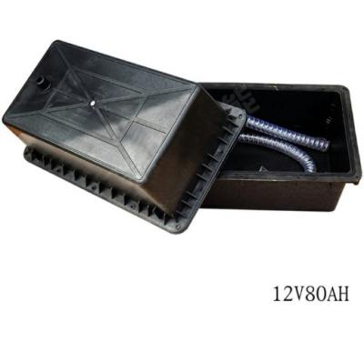 China Recycled Materials Box 24V 12V 80AH Waterproof Buried Battery Box for sale