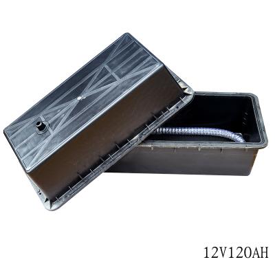 China Recycled Materials 12v 100AH ​​120AH Waterproof Solar PV Battery Box Buried Box for sale