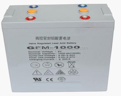 China UPS 2 Volt Battery 2v 800ah 1000ah Battery 2v1000ah Sealed Lead Acid Battery Free Maintenance for sale