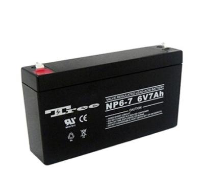 China Free Maintenance Storage Battery Small Rechargeable Storage Batteries For 6v 7ah Battery Accumulator Solar Power System for sale