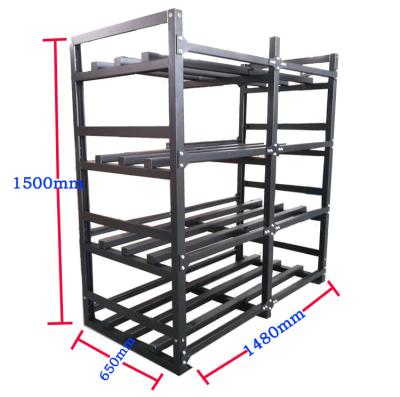 China Anti-corrosion Solar Battery Cabinet Battery Holder for Charging 20pcs 12v 150ah/250ah Battery for sale