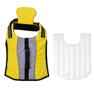 China Good Quality New Airbag Stocked Inflatable Safety Dog Folding Portable Swimsuit for sale