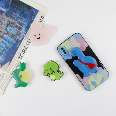 China Promotional Wholesale Gifts Adjustable Irregular Custom Shape Acrylics Popsocker Epoxy Phone Grip for sale