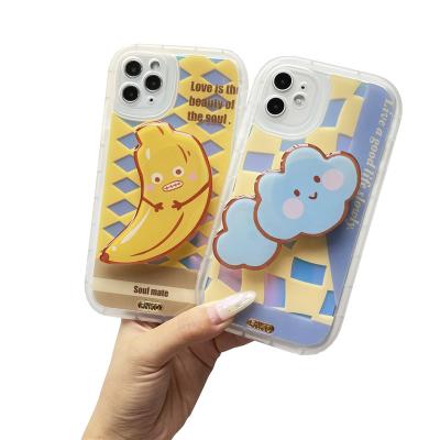 China Best Promo Gift Adjustable Personalized Irregular Acrylic Epoxy Resin Poppings Phone Handle Holder With Logo Custom for sale