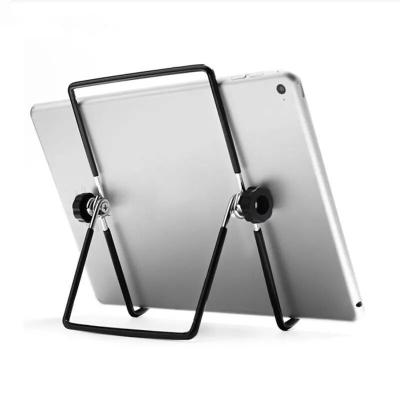 China Adjustable Hot Selling Single Desk Metal Wire Cell Phone Table Computer Stand Holder Phone Bracket for sale