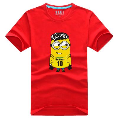 China Anti Pilling Cartoon Character Printed T Shirt Heat Transfer Printing T Shirts For Man for sale