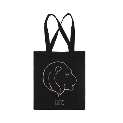 China Wholesale Eco-Friendly 100% Cotton Canvas Bag Tote Shopping Bag With Custom Logo Printed for sale