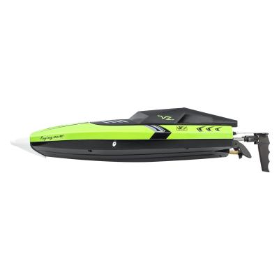 China High Speed ​​150M Electric Radio Control ABS 7.4V 600MA Toy Set Green Orange Plastic Fishing Boat for sale