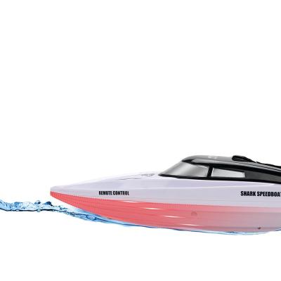 China Gray Small Boat Toys Plastic High Speed ​​ABS Waterproof 50M Remote Smart Toys High Speed ​​Smart Boat for sale