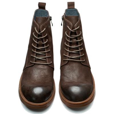 China Other new fashion men's official boots tresemme botanic high quality winter shoes lace up botin cuero de hombre for sale