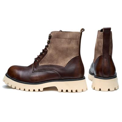 China Breathable Chinese factory produces breathable and wear-resistant EVA Roman boots men's leather boots for sale