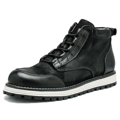 China Cheap Roman Boots Custom Made Breathable High Quality Low Price EVA Leather + Rubber Men's Leather Boots for sale