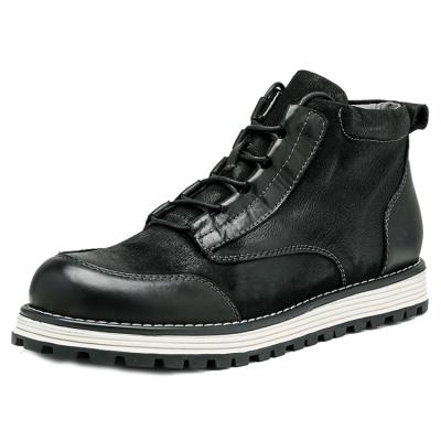 China Custom Made Roman Boots Breathable Low Price EVA Leather + Rubber Men's Leather Boots From Factory for sale