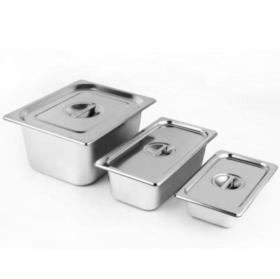 China Home& hotel & Restaurant Hotel Tools Stainless Steel Steam Table Pan Buffet GN Filters Gastronorm Food Container Drain Pan for sale