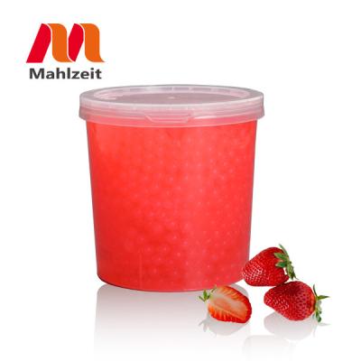 China Ice Shop Popping Boba Taiwan NO.1 Strawberry Flavor Popping Boba for sale