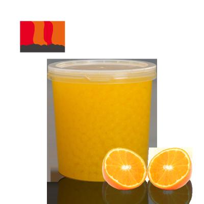 China Orange jumping boba price of ice cream shop Taiwan factory wholesale price best jumping boba for sale