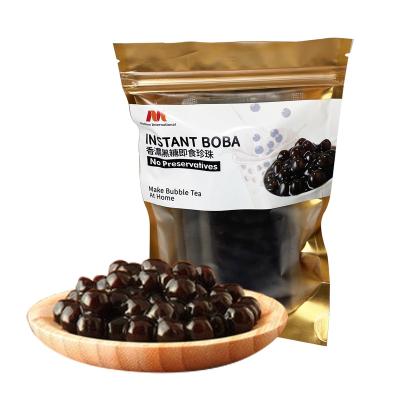 China Ice Shop Taiwan Made Instant Boba Pearl Milk Tea Bags Instant Pearls-3 Bags For Sale for sale