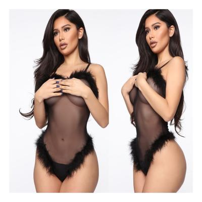 China Wholesale Hot Selling Sexy Women's Sexy Transparent Bodysuit Cutout Sexy Lingerie for sale