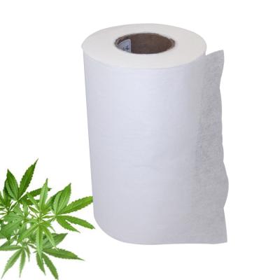 China China Factory Supply Sustainable Spunlace Hemp Hydrophilic Non Woven Fabric For Sanitary Napkin for sale