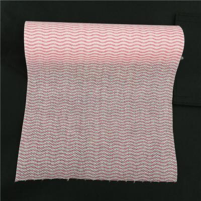 China Eco - Friendly Cheap Disposable Nonwoven Cleaning Paper Kitchen / Bathroom Roll Mopping Cloth for sale