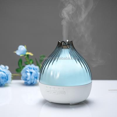 China NEWEST Trend Aroma Diffuser Home Use Ultrasonic Aroma Diffuser Humidifier with Music Essential Oil Humidifier with 7 Color LED Lights for sale