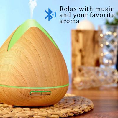 China 400ML Aroma Diffuser Aroma Purifier Purifier Support BT Ultrasonic Music Speaker 7 Lighting Variable Dance To Music for sale