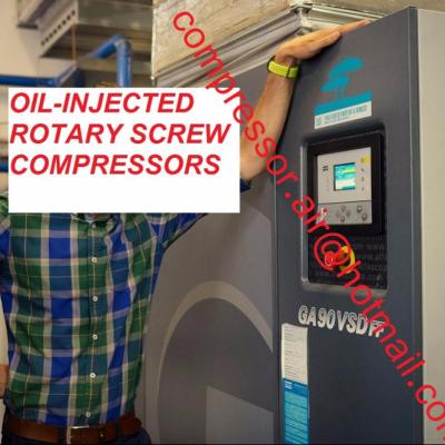 China AtlasCopco Lubricated GA 90+ FF GA 110 FF GA 132 FF GA 160 FF 50hz 60hz Oil-injected rotary screw compressors for sale