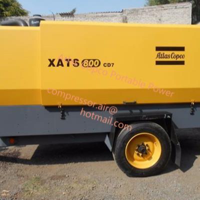 China 774cfm 10.3bar Dual Density Portable Atlas Compressor XATS800 Copco Lubricated Diesel Air Compressor for sale