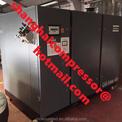 China ZA4 oil-free ZE4, 75KW 90KW 132KW 160KW, 1BAR 1.25BAR 1.5BAR 1.75BAR 2BAR 2.25BAR 2.75BAR 3BAR 3.25BAR 3.5BAR, AIR COOLED and WATER COOLED for sale