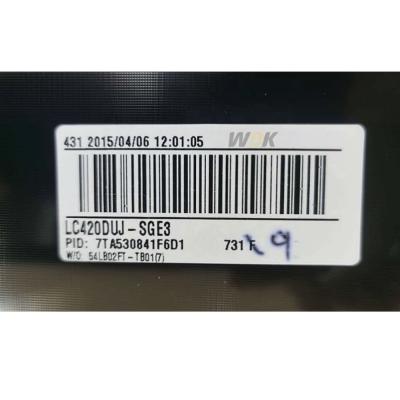 China A Grade 42 Inch Cell LCD TV Panel LC420DUJ-SGE3 Open PCB 6870S-1681B For LG TV 42 Inch for sale