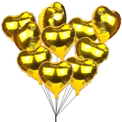 China Gift toy heart-shaped foil balloons can be hung on birthday, wedding party decorations for sale