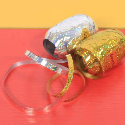 China Gift Toy Balloon Ribbons Gold Birthday Decoration Parties Supplies Craft Ribbons for Balloons Ribbons for Bows for sale