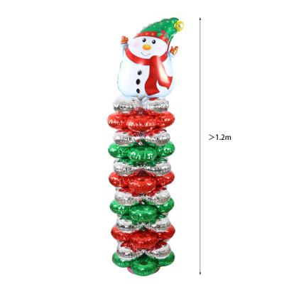 China 1Set Toy Christmas Balloon Advertising Set Santa Claus Snowman Balloon Garland Kits For Halloween New Year Party Decorations Balls Home Supplies for sale