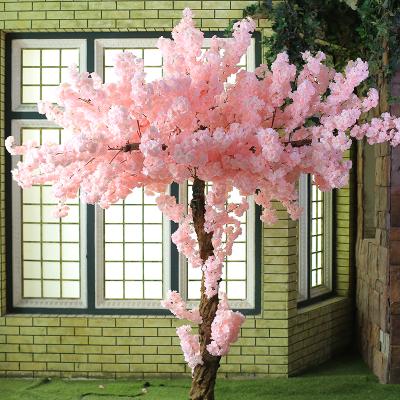 China New natural touch hotel wedding decoration landscaping original simulation large-scale indoor cherry tree for sale