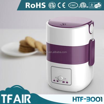 China New Innovation Product TFAIR Kitchen Appliances HTF-3001 Multi Purpose Plastic Purple Double Layers Electric Rice Cooker for sale