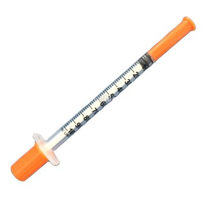 China Single Use Disposable Insulin Syringe U-100/40 With Fixed Needle for sale