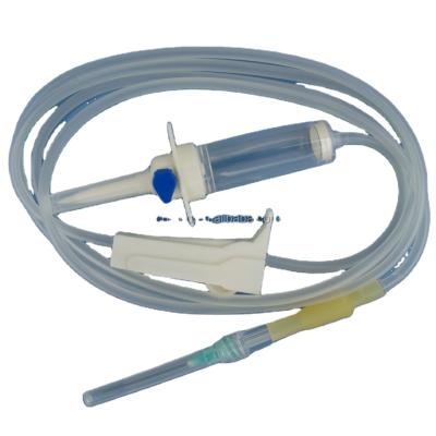 China Disposable Luer Lock 180cm Disposable Tube Infusion Set With Needle for sale