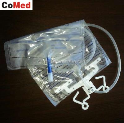 China Hospital Sterile 2000ml Medical Disposable Urine Bag For Adult for sale