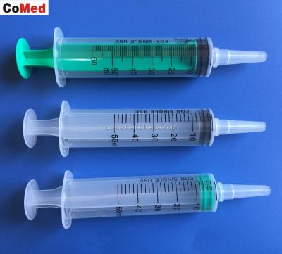 China Disposable Disposable 50ml 60ml Irrigating And Feeding Syringe for sale