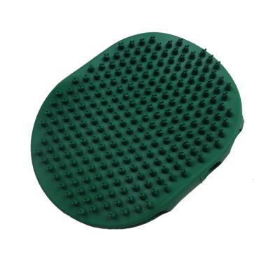 China Sustainable Double Side Use Soft Dog Puppy Bath Massager Rubber Brush for sale