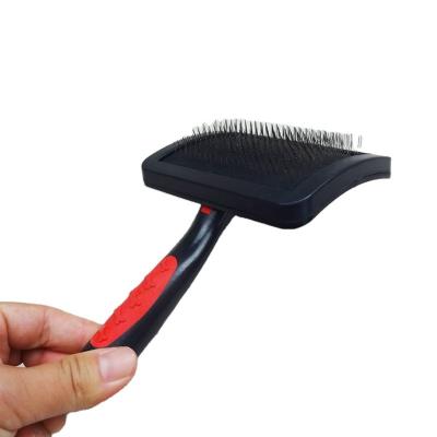 China Durable Stainless Steel Dog Hair Removal Comb Pet Grooming Products Brush for sale