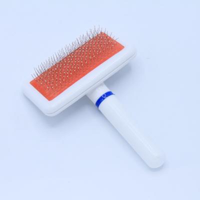 China Stocked Pet Grooming Supplies Hair Removal Comb Dog Slicker Small Slicker Brush for sale