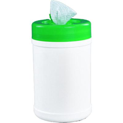 China Sustainable Wipes Spunlace Nonwoven Fabric Wipe Dry Run Semi Roll In Canister for sale